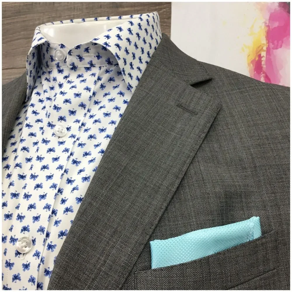 BANANA‎ REPUBLIC Mens Blazer Sport Coat Casual Jacket Size 44R Modern Wool Suit